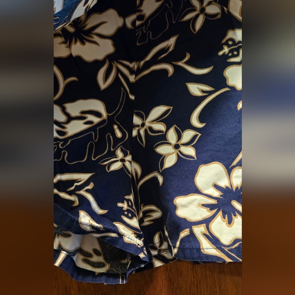 Hilo Hattie Hawaiian Original NWOT Blue Floral Skort szL - Picture 3 of 7